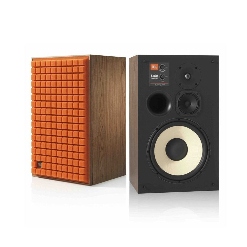 JBL JBL L100 CLASSIC 하이파이 오디오 북쉘프 스피커(3WAY 12인치 레트로 스타일)