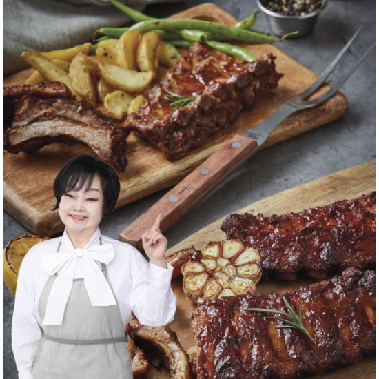 [빅마마]빅마마 이혜정의 아주 맛있는 폭립 6팩(오리지널 4팩+매콤2팩, 팩당 400g)