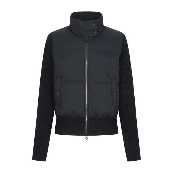 (주)슈페리어(업배) 마틴골프 [하프클럽/마틴골프]여성 니트 하이브리드 점퍼 블랙 (QW0DJP40539)