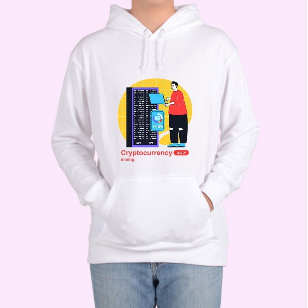 이에그재 지오벤처스 그림 후드티 가상화폐 남여공용 블록체인 코인 가족티