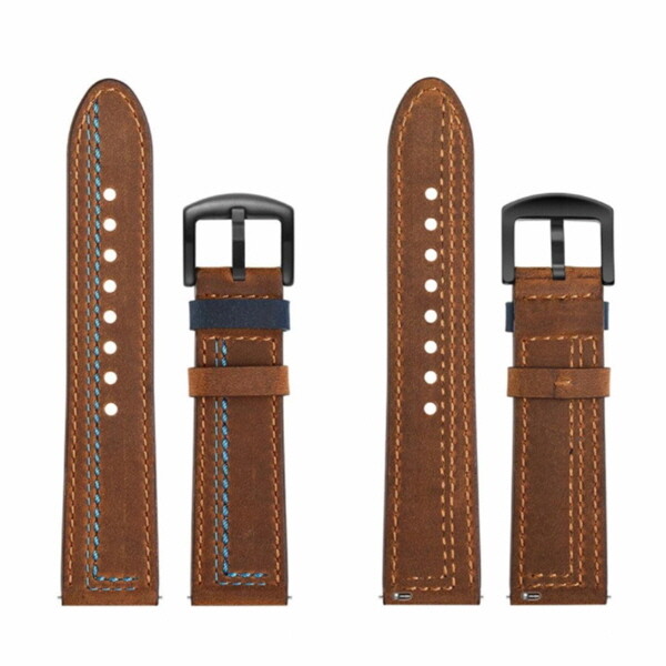 아미크(AM2C) 아미크 갤럭시워치5프로 45mm 스웨이드 가죽 레더 포인트 컬러 스티치 스마트워치 스트랩 시계줄 밴드 줄 R920