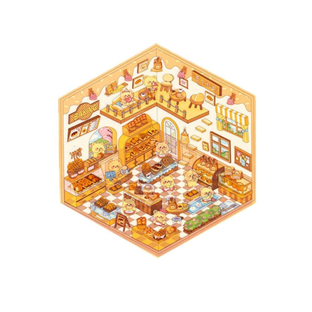 오너클랜 (5개묶음) 방꾸미기 스티커 아지트 다꾸감성 베이커리 단품