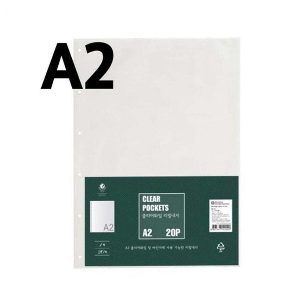 루미나D 친절한탄씨 루미나D 화일 a2 20매 f420 9s1 <b>투명</b> 리필 클리어 내지 팩 문구