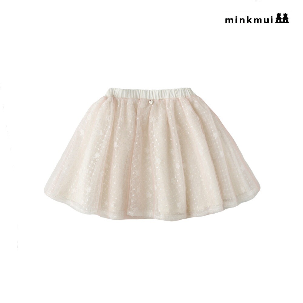 상세참조 밍크뮤 IV 플라워스팽글샤스커트 3611143101 36111-431-01 출산백일돌선물