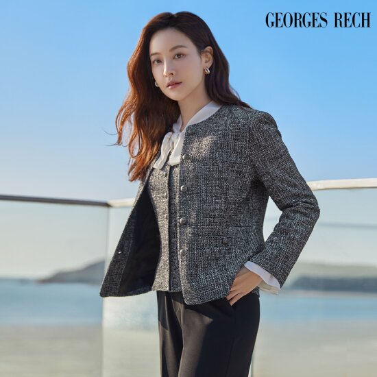 (런칭가 69,900원) ○25SS 트위드 자켓+베스트 세트