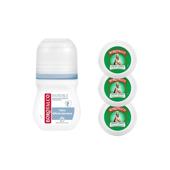 [보로탈코]보로탈코 프레쉬 데오드란트 롤온 & 바디 크림 패키지(30ml x 3개)