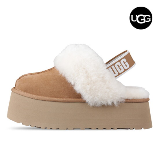 [어그]어그 UGG 펀케트 여성 겨울 방한 슬리퍼 체스트넛 1113474-CHE
