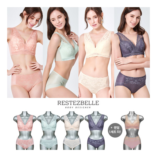 슈퍼 썸머 프리컷 브라팬티 4SET+랜덤 1SET