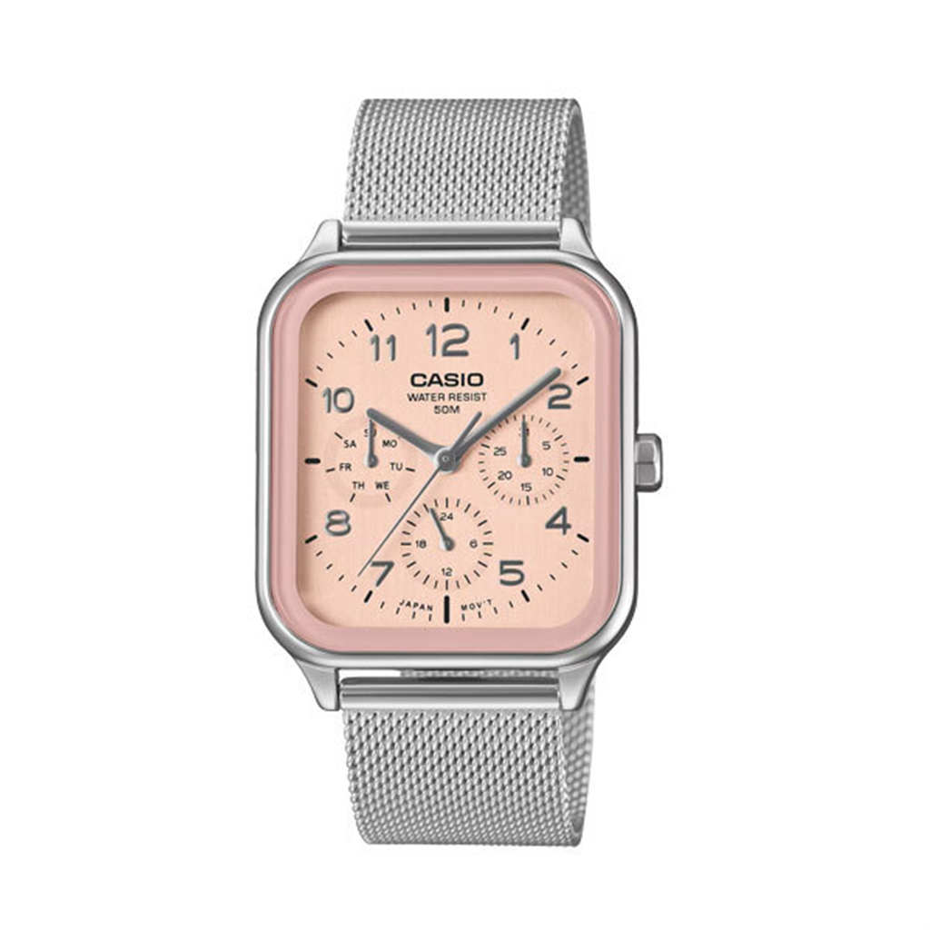 카시오 카시오 메탈 손목 시계 스퀘어 멀티펑션 MTP-M306M-4A