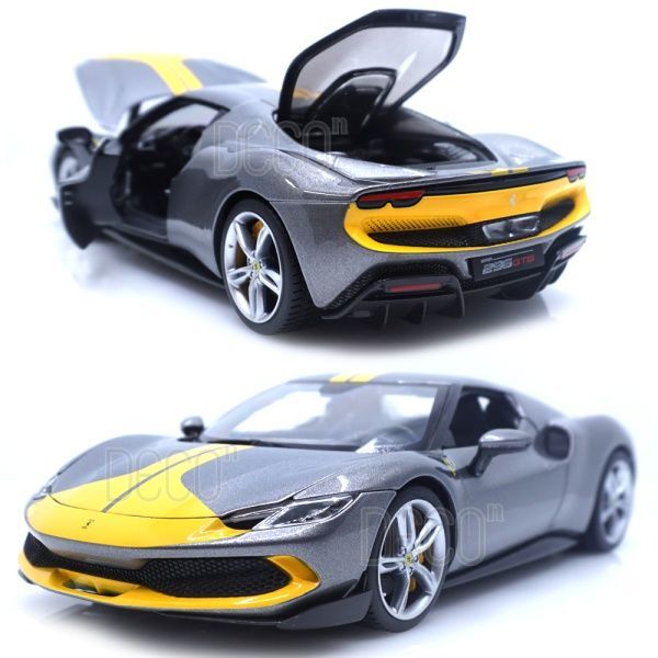 교보문고 브라고 1:18 페라리 296 GTB 아세토 피오라노 실버 미니카