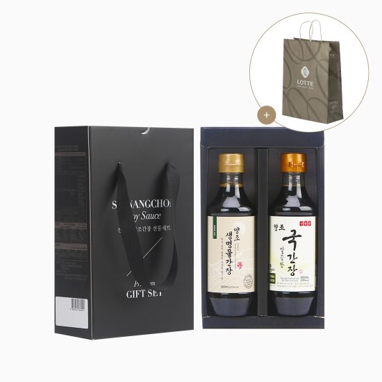 [신앙촌]블랙 2호 양조간장 선물세트 (쇼핑백동봉) i