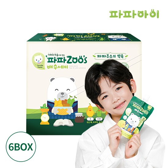 파파아이 파파주스 아기 배도라지 배수세미 즙 6BOX 60포