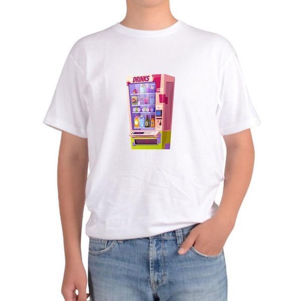 주식회사 셀러허브_레이틀리 셀러허브(하프클럽) [하프클럽/셀러허브_여성트랜드패션]반팔티 음료 자판기 뭐든 뽑아봐봐