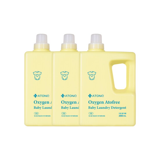 [아토앤오투][아토앤오투] 옥시젠 아토프리 아기세탁세제 2L 3개