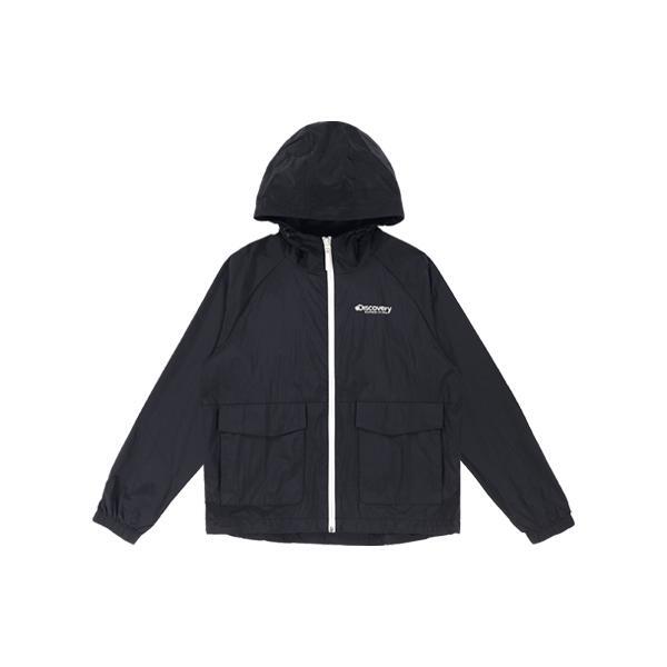 디스커버리(아웃도어) [하프클럽/디스커버리]디스커버리 여성 세미 크롭 바람막이 DWWJ42111-BK