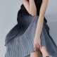 [플리츠미]플리츠미 플리츠 그라데이션 플레어 스커트