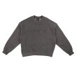 Oversized Slit Sweat Shirt - Grey