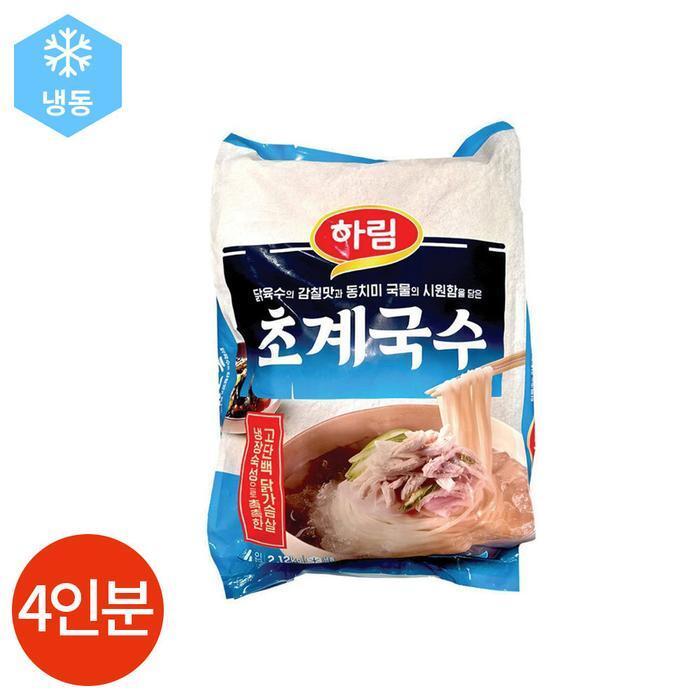 하림 셀러허브 식품 하림 초계국수 530g x 4개