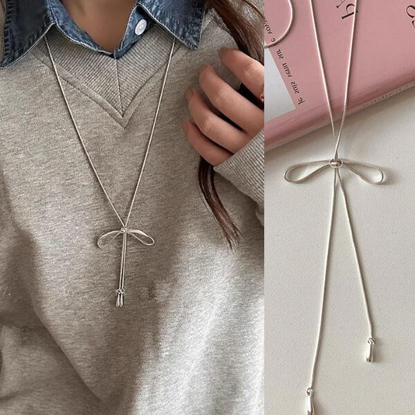 아트박스 아트박스/홀리지 달리아 스네이크 발레코어 리본 롱 목걸이