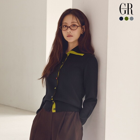 [조르쥬 레쉬] 26FW 하이넥 레인보우 가디건 3종