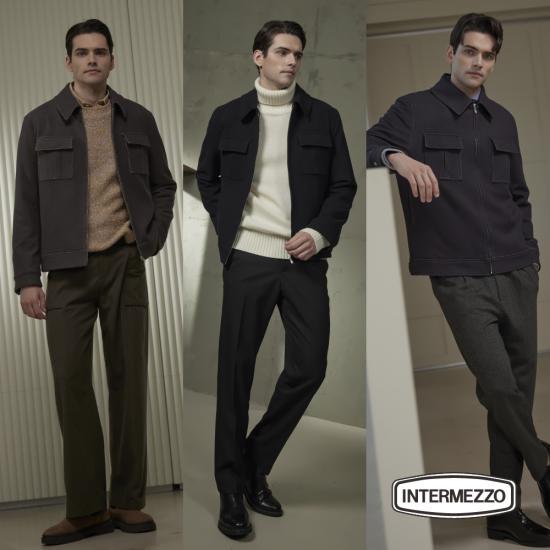 [인터메조]인터메조 25FW 남성 클래식 점퍼 1종
