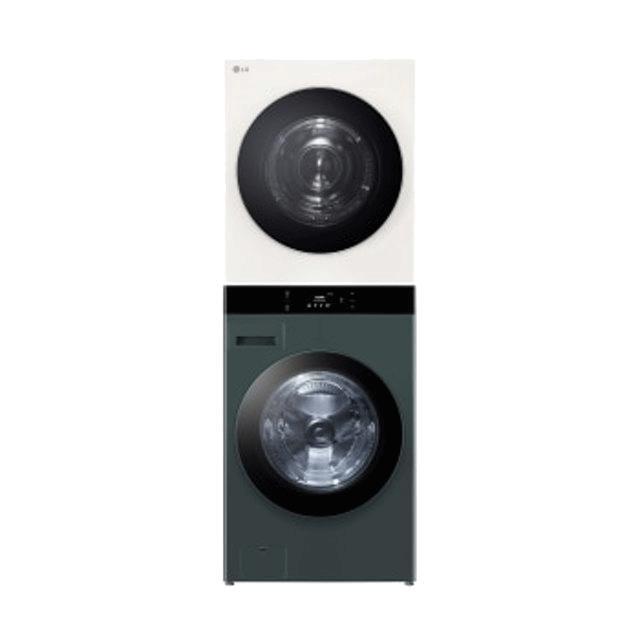 [렌탈]LG전자 [LG] 오브제컬렉션 워시타워 (25kg/22kg) (베이지 / 그린) (WL22GEZU.AKOR)/60개월 의무사용