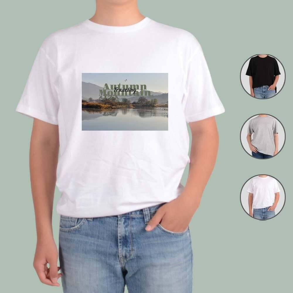 오너클랜 ATOGATO 단풍 낙엽 풍경 가을여행 14 맞춤 반팔티