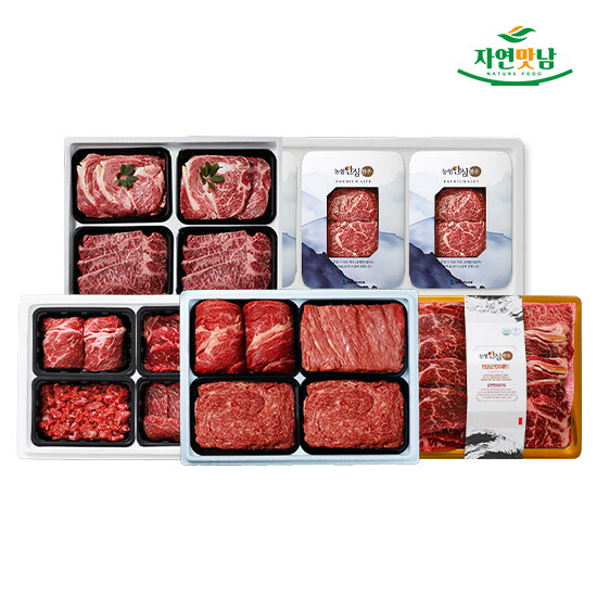 상세페이지참조 자연맛남 [선물세트] 자연맛남 추석 인제축협&마장동한우&순천참한우 선물전