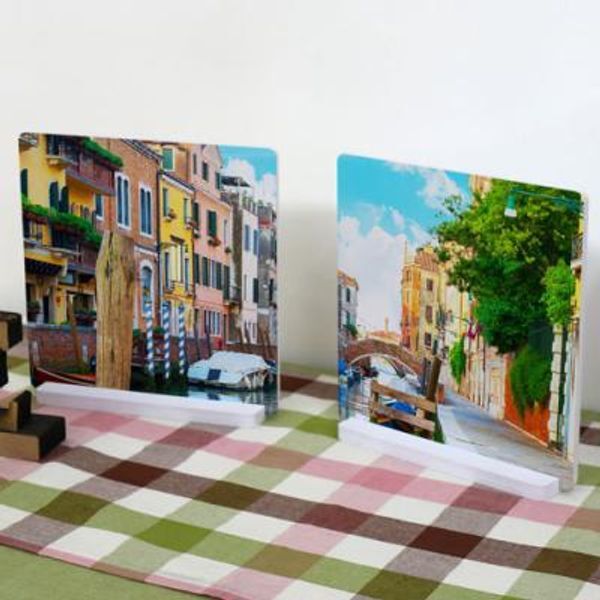 꾸밈 교보문고 꾸밈 ia505-스탠드액자2P 이탈리아의동화같은거리