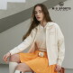 [엠유스포츠]◎ 엠유스포츠 26SS 여성 자가드 카라 니트 자켓 1종 