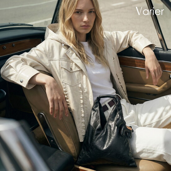 [베리에]26SS 올리비아 SYNTHETIC레더 핸드백 (+참 장식)