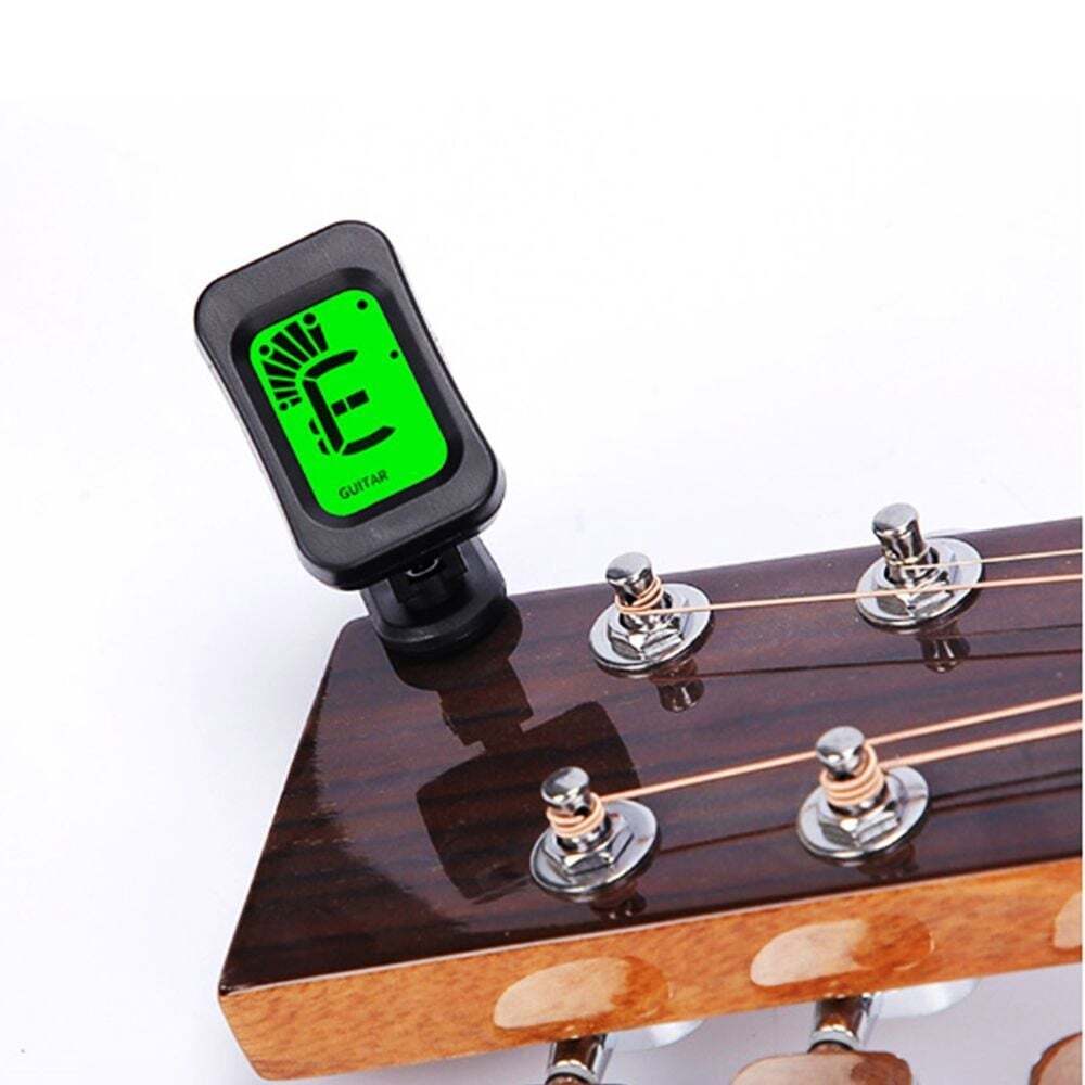 지오벤처스 클립온 기타 튜너 베이스 바이올린 유쿨렐레 튜닝기