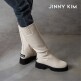 [지니킴(슈즈)]리얼레더 Stitch high 스티치하이 롱부츠 4cm