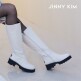 [지니킴(슈즈)]리얼레더 Stitch high 스티치하이 롱부츠 4cm
