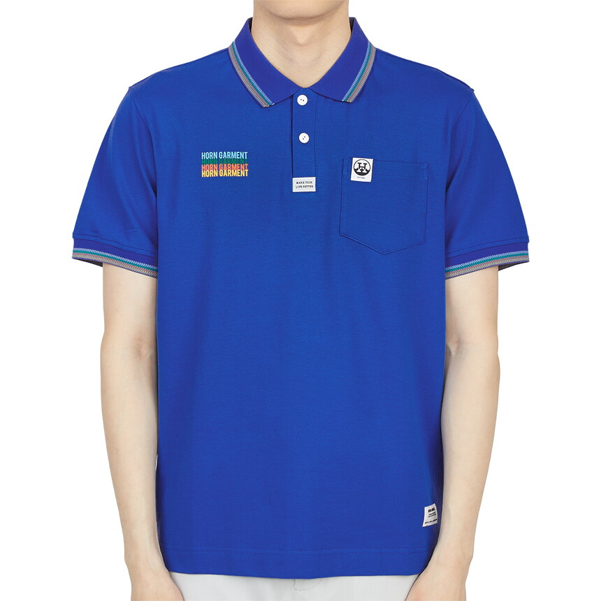 혼가먼트 혼가먼트 [골프] 쓰리 스트라이크 HCM 2A AP02 BLUE 남자 골프 폴로 반팔티셔츠