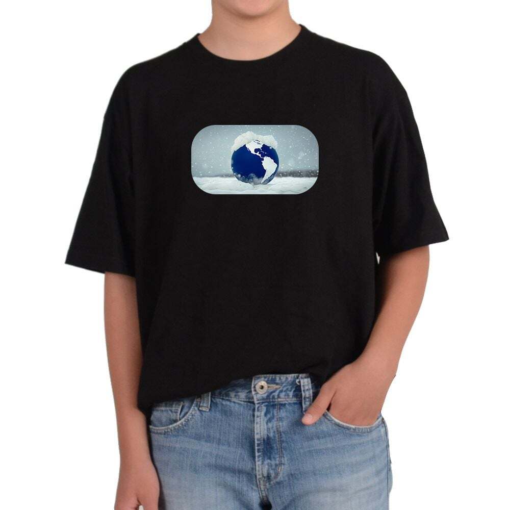 톰스외 지오벤처스 오버핏반팔티 지구 빙하기 기후변화 그림 모든사이즈