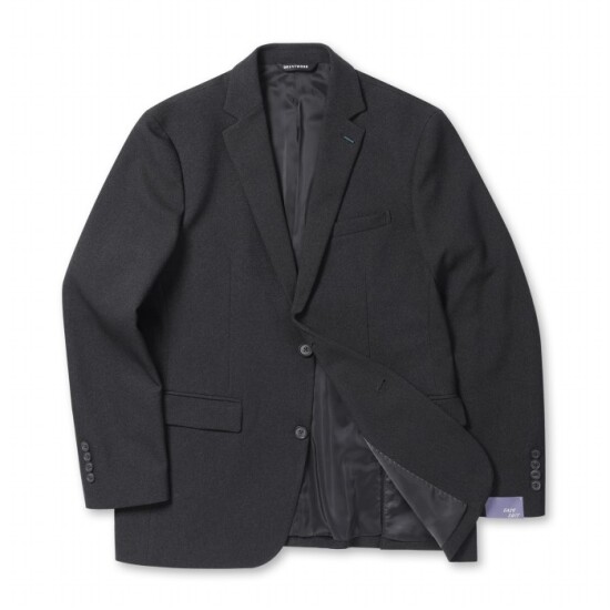 [브렌우드][BRENTWOOD] [EASY SUIT] 미니멀 조직 셋업 자켓_BRJCA23212GRD