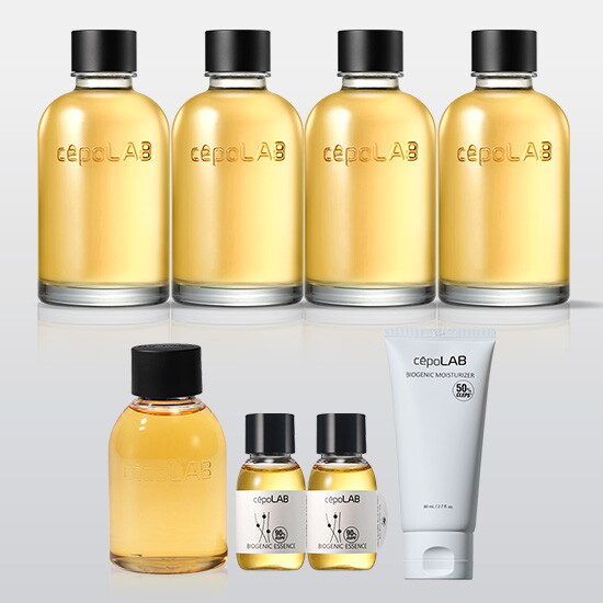 [세포랩]★한번도 없었던 가격★[맨얼굴 패키지]세포랩 바이오제닉 에센스 155ml(4)+100ml(1)+30ml(2)+모이스처 80ml(1)