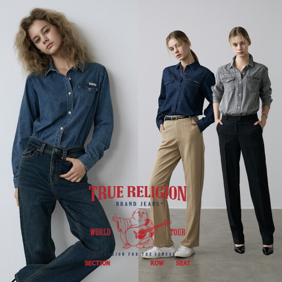 [트루릴리전](트루릴리전) 25FW 여성 NEW 데님 셔츠 2종