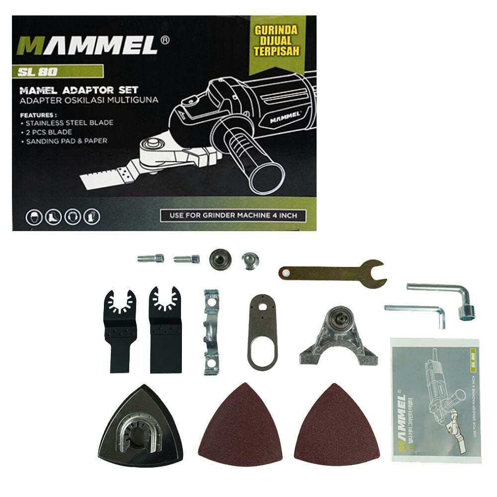 지오벤처스 MAMMEL/맘멜/SL 80/4인치 5인치 겸용 그라인더 멀티커터 변환 어댑터