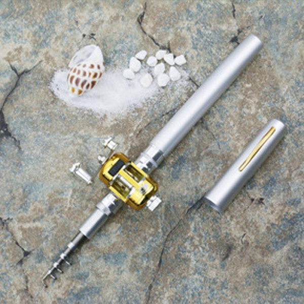 트리 [트리]히트피싱 미니 펜 낚싯대 1m 여행용 입문 릴 낚싯대 (14332292)