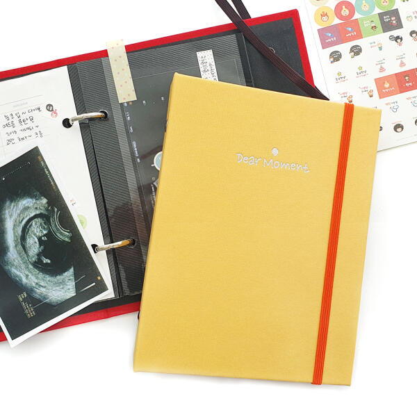 아트박스 아트박스/제이밀크 쁘띠 임신 초음파앨범 A6 바인더-옐로우