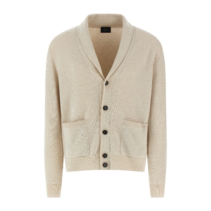 브리오니 브리오니 리브 브이숄 칼라 가디건 UMIQ0LOCK12 9790
