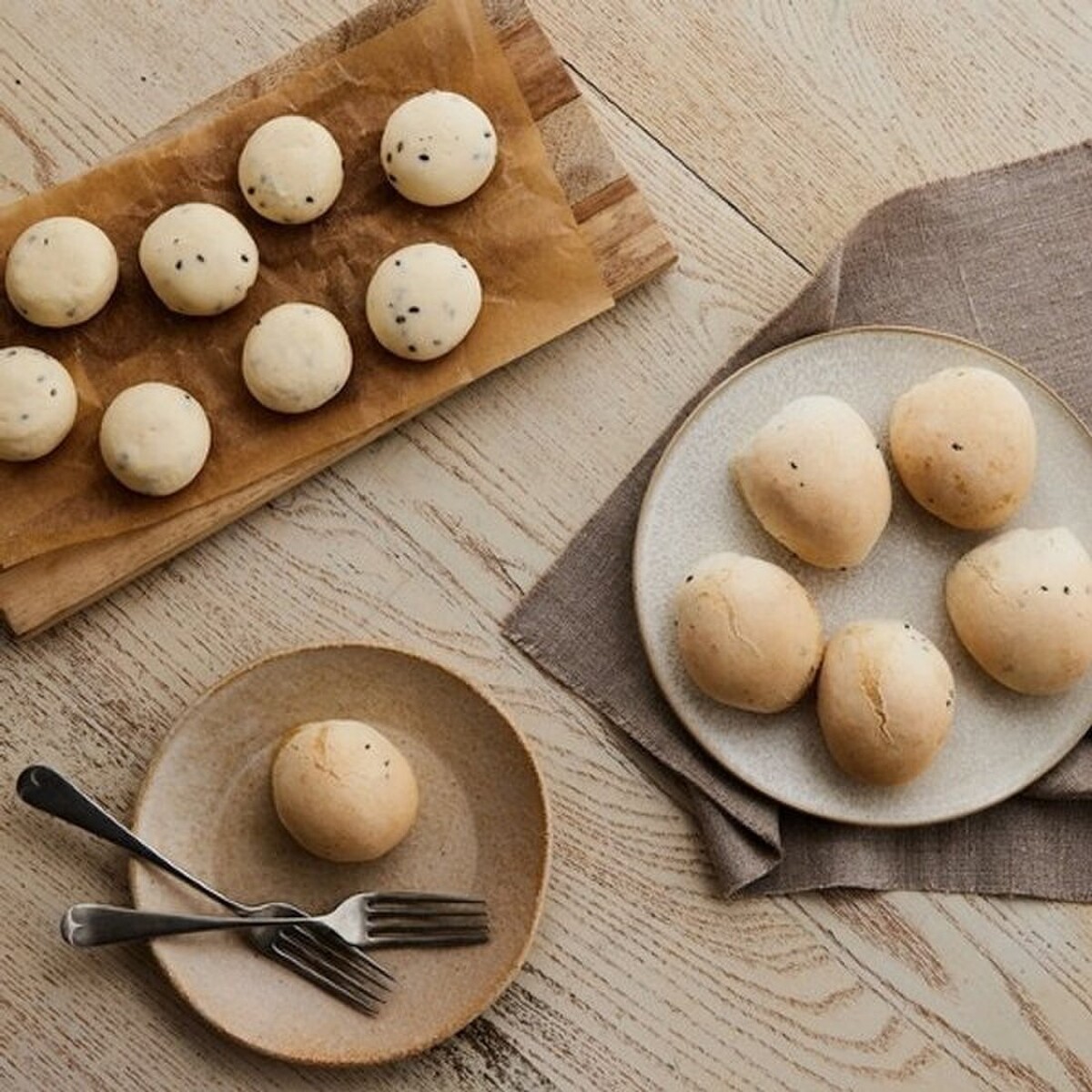 신세계푸드(SHINSEGAE FOOD) 신세계푸드 대용량 버터깨찰빵 생지 2.903kg (36g x 90개입 내외)