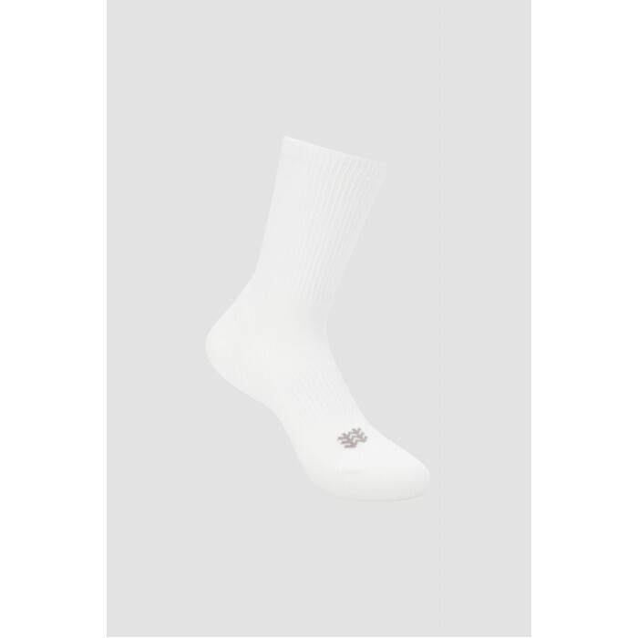 코오롱스포츠 [정상소매가:16,000원][코오롱스포츠]남녀공용 버티컬 로고 크루 삭스_QELAX25421WHX