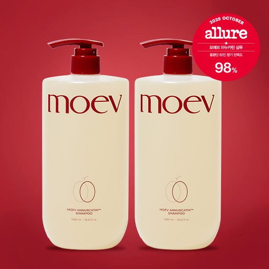 [모에브][단품] MOEV 모에브 아누카틴 샴푸 특대용량(1,080ml)*2통