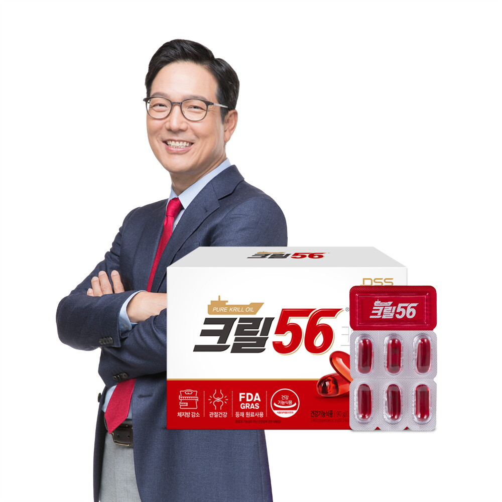(주)서흥 펄세스 [펄세스]함익병 크릴56 크릴오일 1,000mg 6개월  x  180캡슐