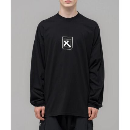 032씨 25FW 032C 긴팔 티셔츠 32CU252PRTL045BK WASHED BLACK DOM