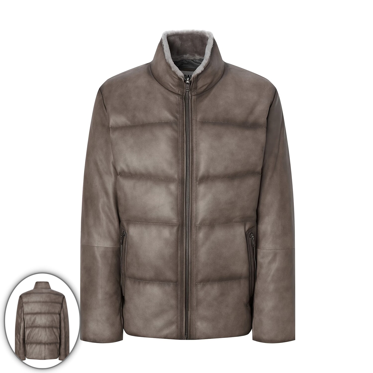 DAKS Golf [AK분당점] [닥스골프] 남성 하이엔드 투톤 양가죽 다운 점퍼 (DGJU5D871)