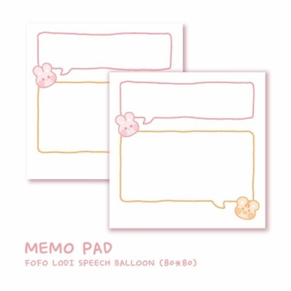 교보문고 또알 포포 로디 말풍선 떡메모지